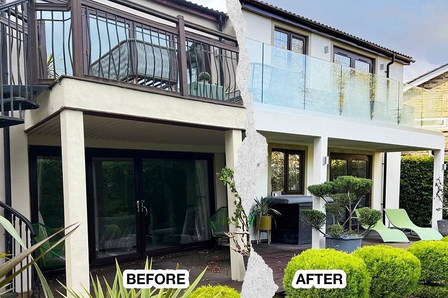 Balcony Transformation in Leeds by Rawson Automation